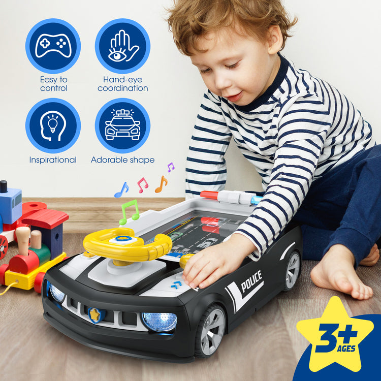 Adventure Steering Police Car Game