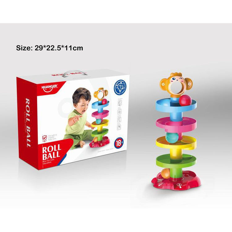 Baby Roll Ball Stacking Tower