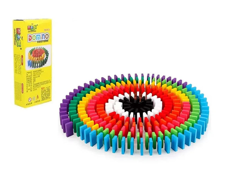 Wooden Dominos Block Set 100 pcs