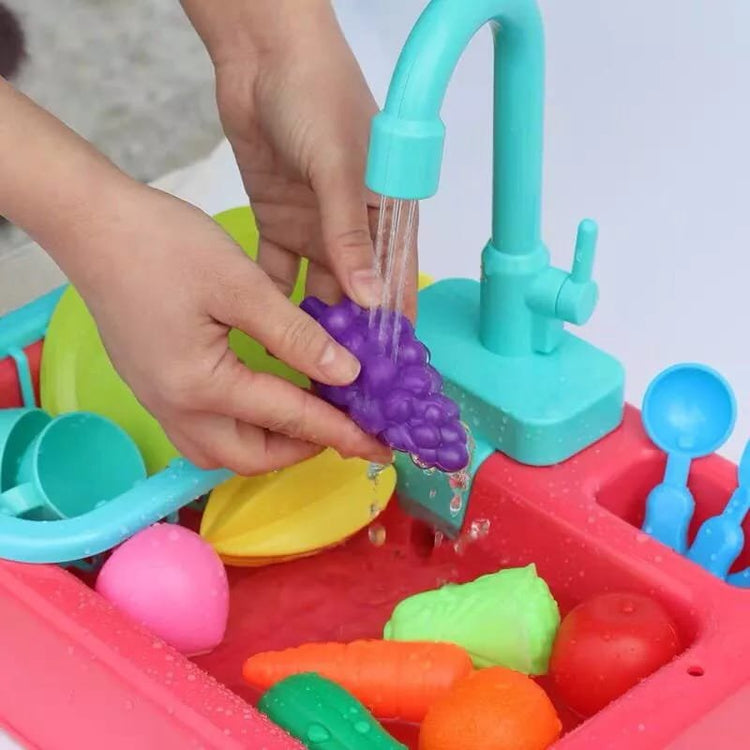 Kids Electric Kitchen Sink Toy