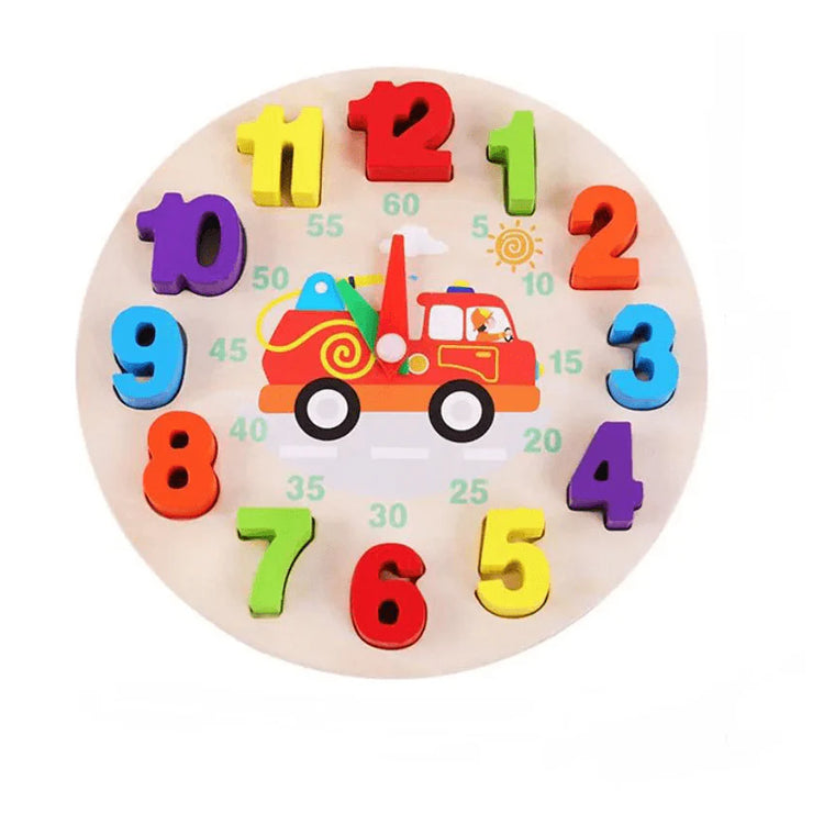 Wooden Digital Learning Clock For Kids