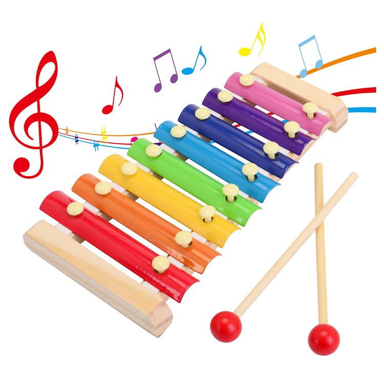 Wooden Xylophone Musical Toy With Box
