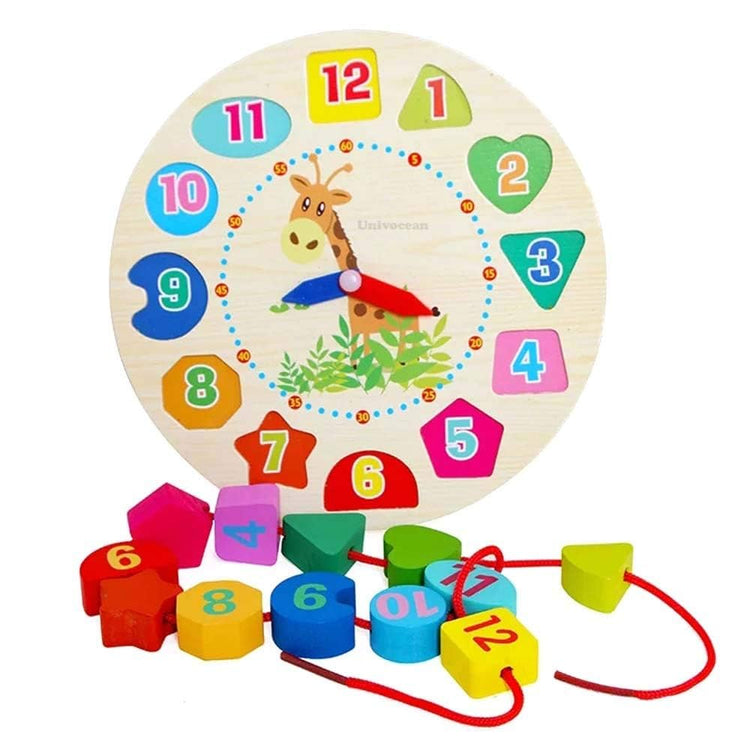 Wooden Digital Learning Clock For Kids