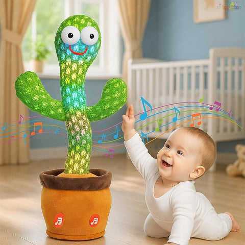 Dancing Cactus Toy Rechargeable Talking Singing Cactus Toy for Kids