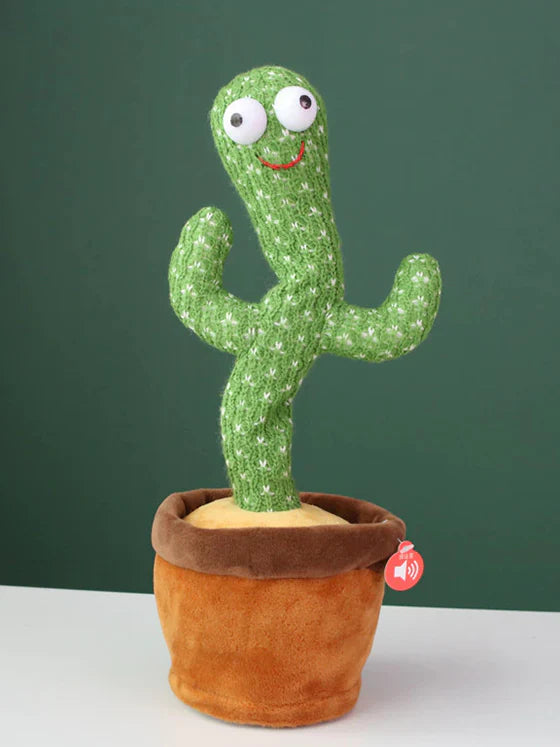 Dancing Cactus Toy Rechargeable Talking Singing Cactus Toy for Kids