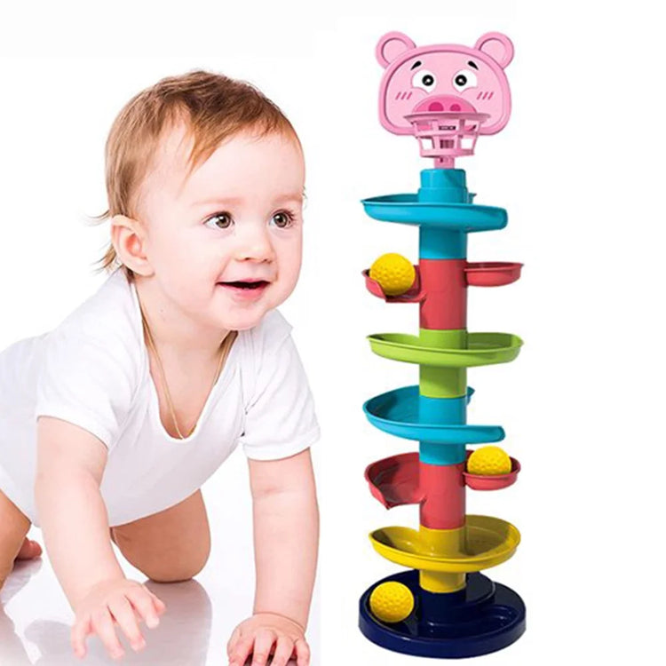 Baby Roll Ball Stacking Tower