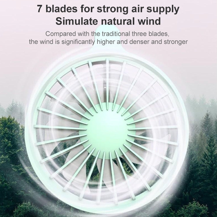 Hanging Neck Fan with 3 Speed Options USB Rechargeable