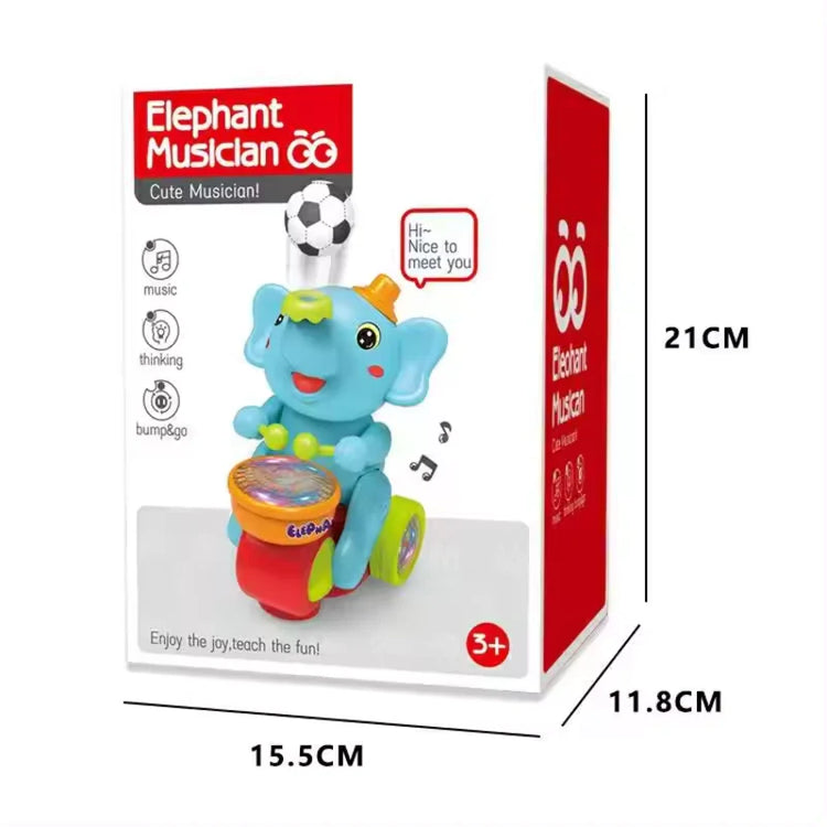 Elephant Musician Toy with Music