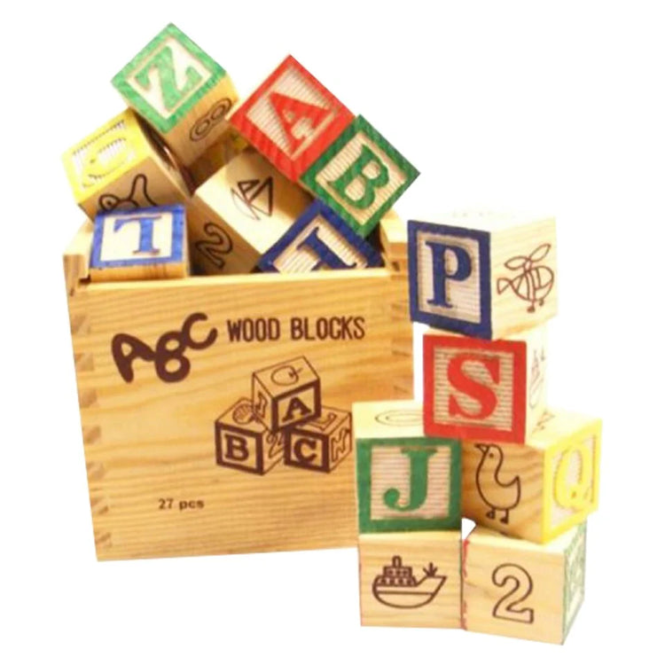 ABC Wood Blocks SMALL