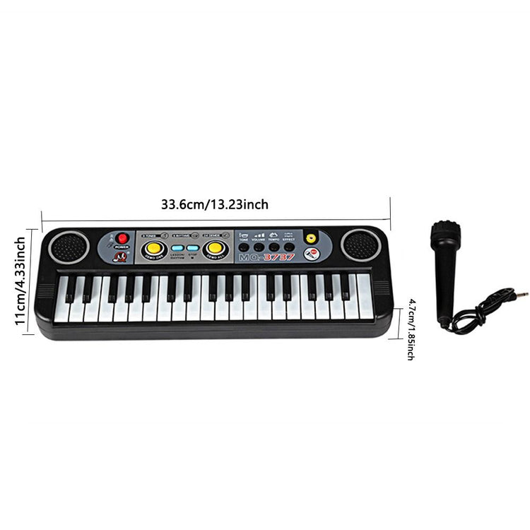Multifunctional Electronic Musical Keyboard With Mic