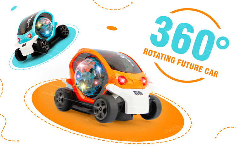 01 Future 360 Degree Rotating Car