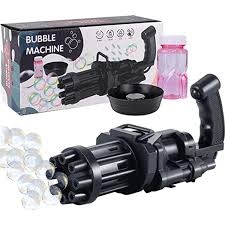 8-Hole Bubble Gun Machine