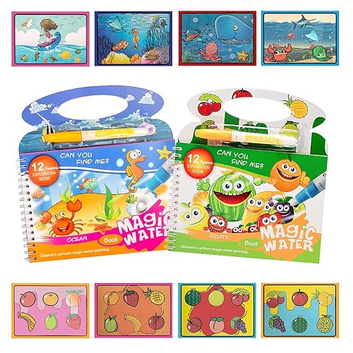 Magic Water Colouring Book