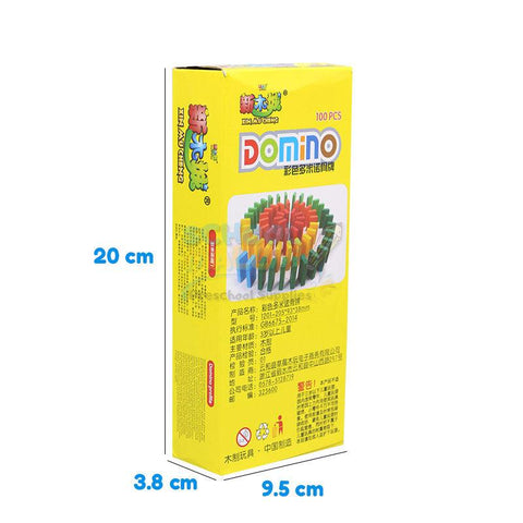 Wooden Dominos Block Set 100 pcs