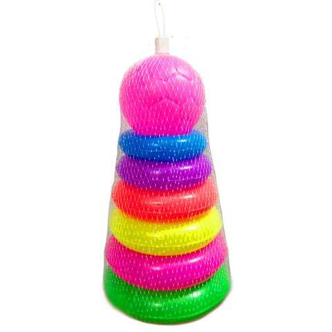 Rainbow 6 Layers Stacking Tower
