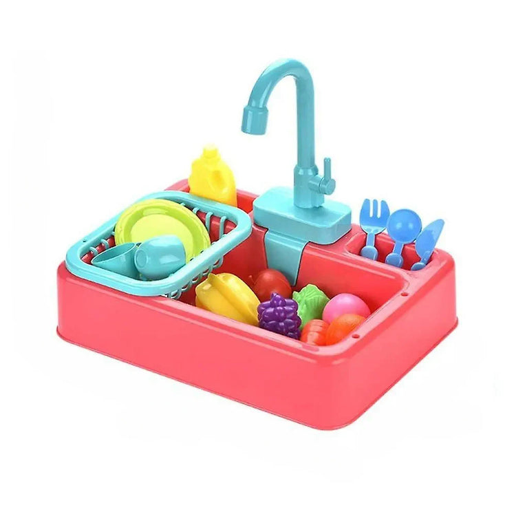 Kids Electric Kitchen Sink Toy