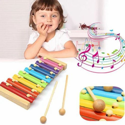 Wooden Xylophone Musical Toy With Box