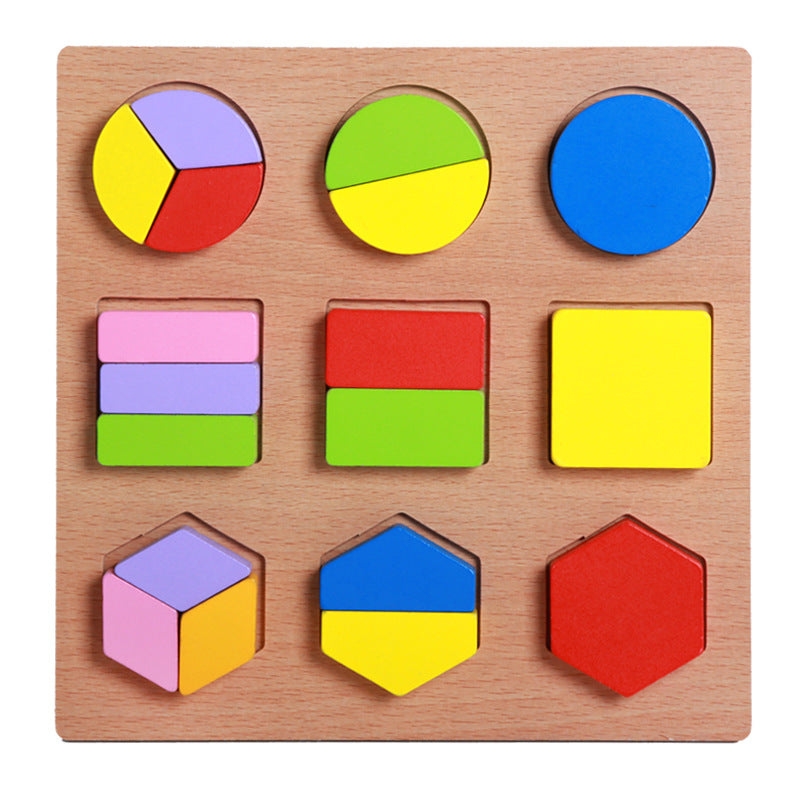 Wooden Shape Sorting Puzzle Toy