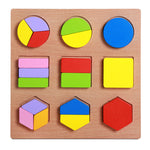Wooden Shape Sorting Puzzle Toy