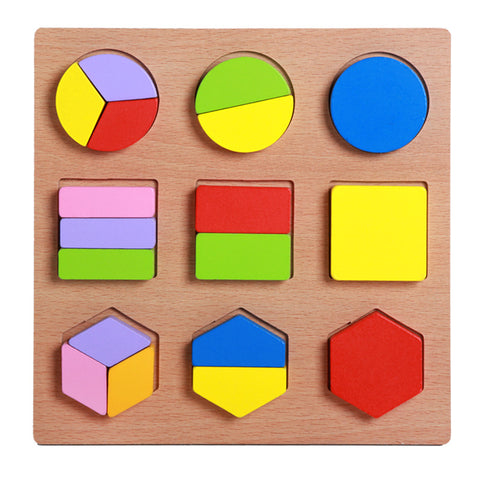Wooden Shape Sorting Puzzle Toy