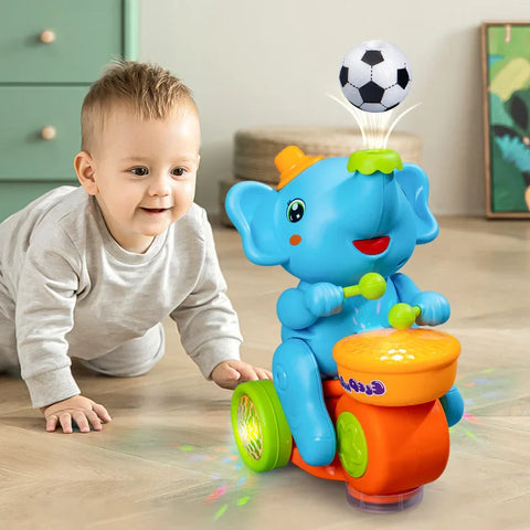 Elephant Musician Toy with Music