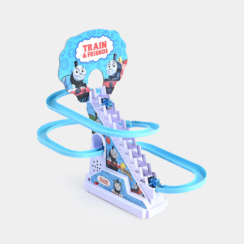 Electric Train Slide Toy Set