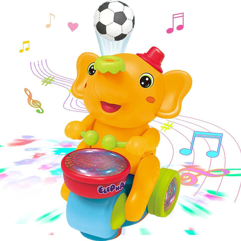 Elephant Musician Toy with Music