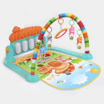 Newborn Baby Piano Fitness Rack Play Mat