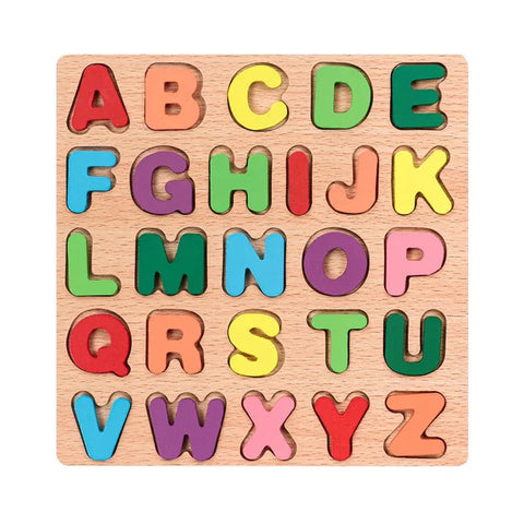 Wooden Alphabets for Kids Capital ABC