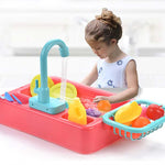 Kids Electric Kitchen Sink Toy