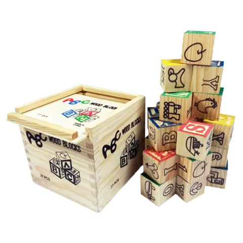 ABC Wood Blocks SMALL