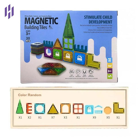 Magnetic Building Tiles For Kids