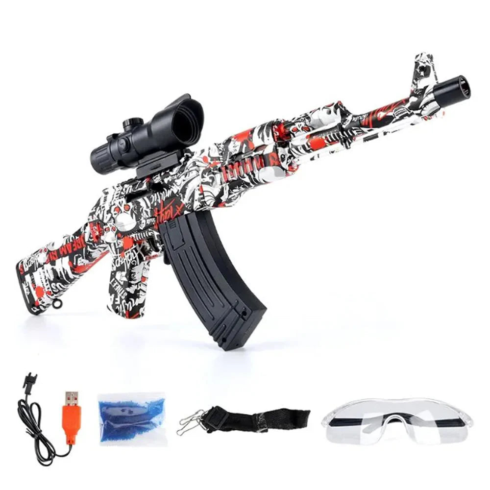 AK-47 Rechargeable Gel Blaster Toy Gun