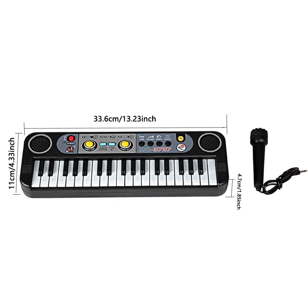 Multifunctional Electronic Musical Keyboard With Mic