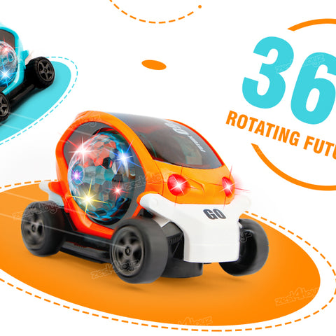 01 Future 360 Degree Rotating Car