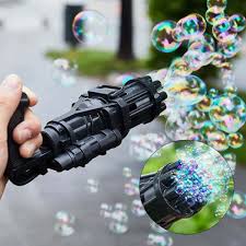 8-Hole Bubble Gun Machine