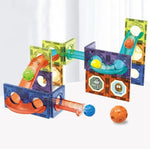 43 Pcs Magnetic Building Tiles For Kids