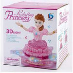 Rotating Princess Doll with Music; 3D Lights – Dancing Angel Toy for Girls