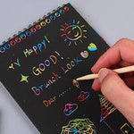 Magic Rainbow Scratch Paper Book