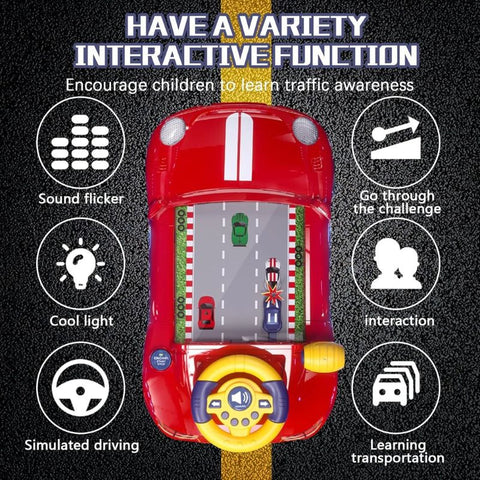 Super Mario Adventure Steering Wheel Car Game